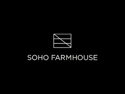 Soho Farmhouse logo on a black background